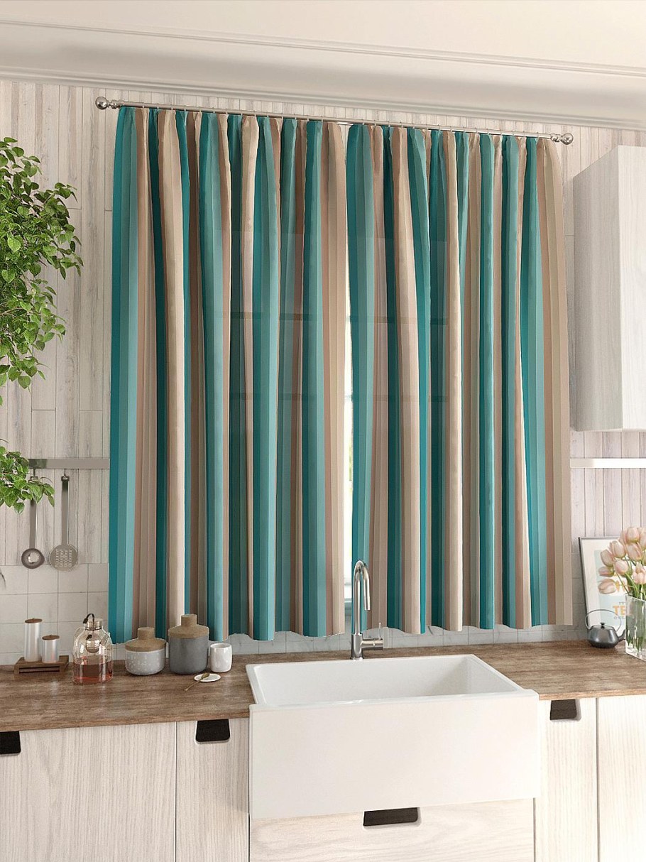 Шторы бирюзового цвета