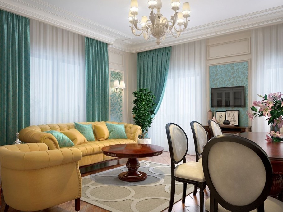 Гостиная Неоклассика Тиффани