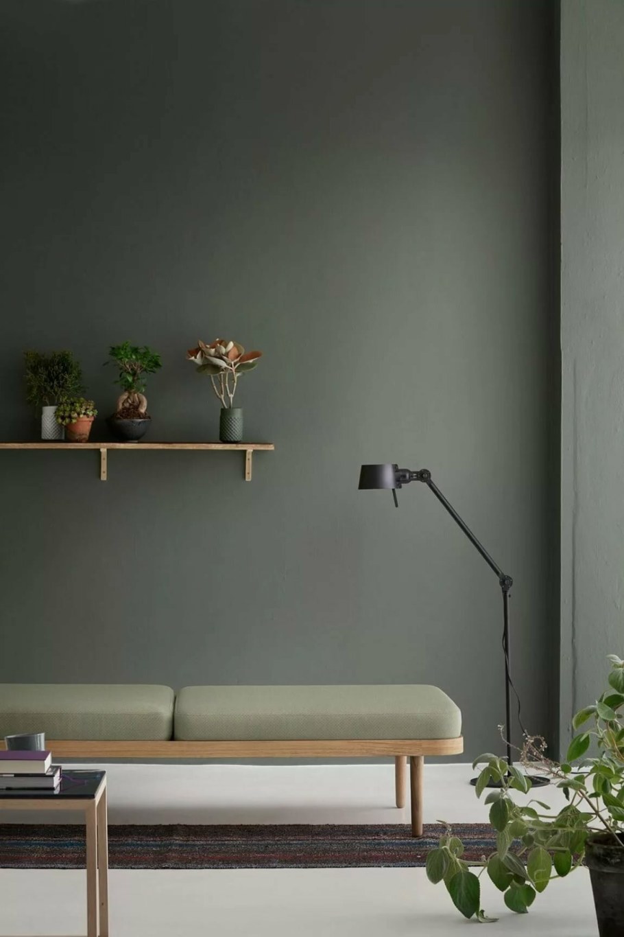 Однотонная стена