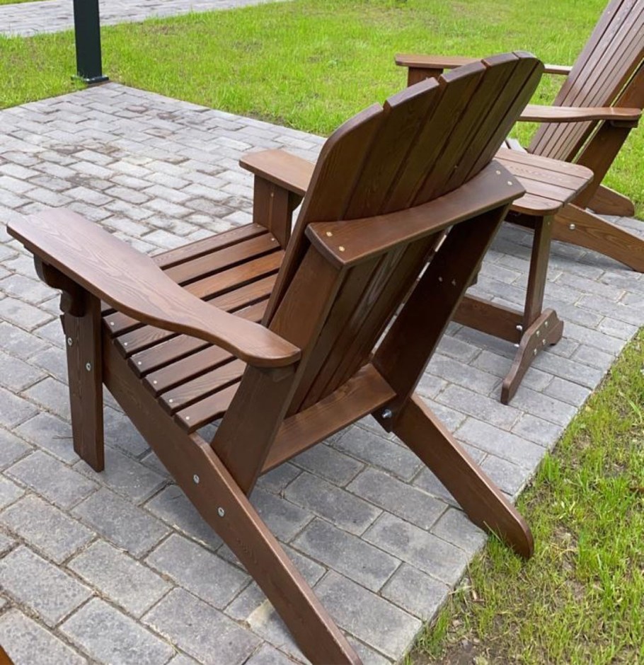 Кресло садовое деревянное