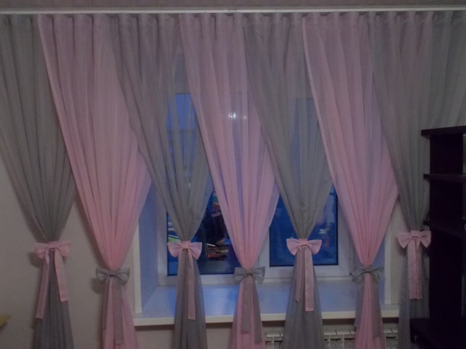 Шторы из вуали