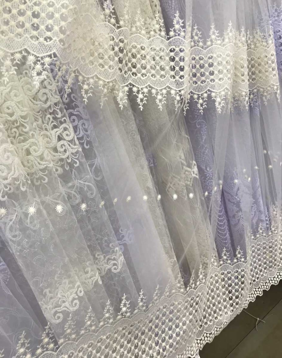 Тюль из фатина в интерьере