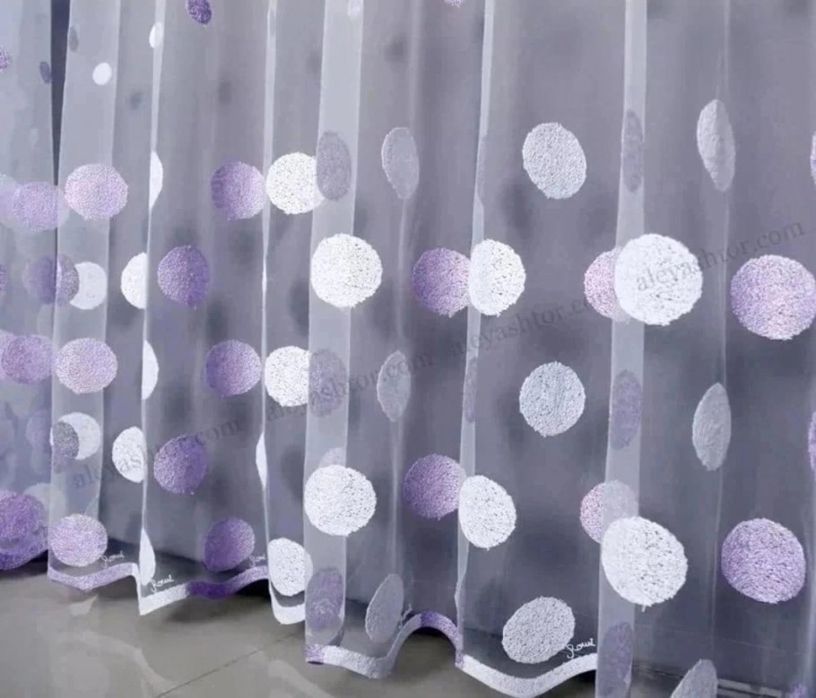 Тюль с шариками