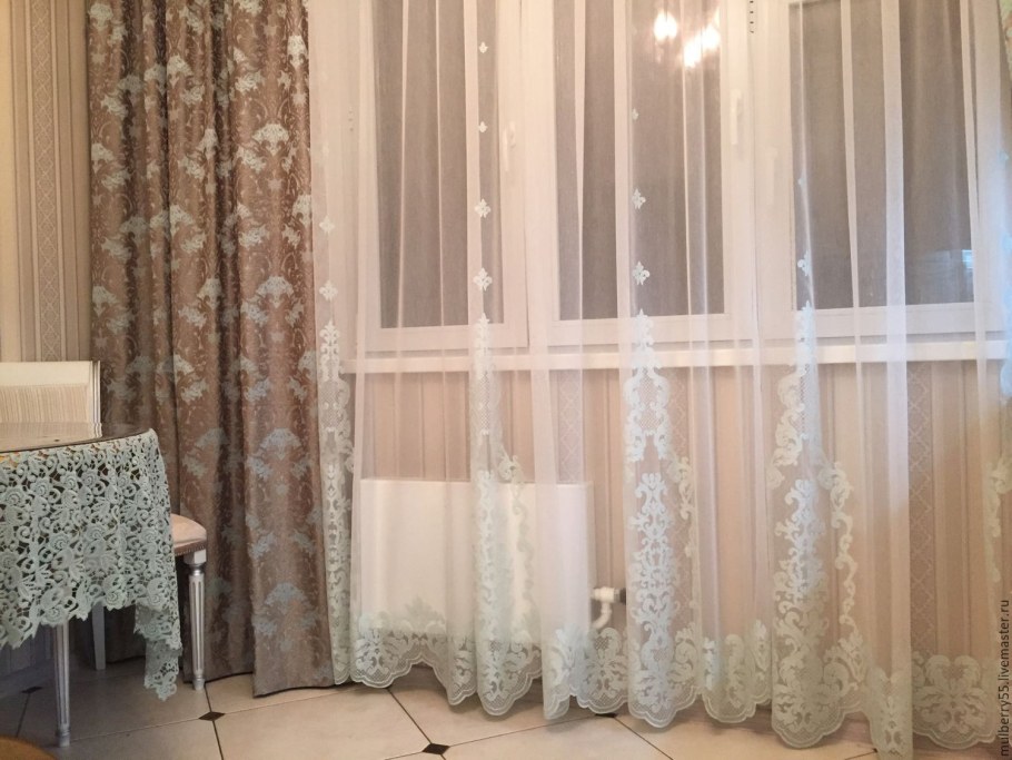 Тюли и шторы для зала