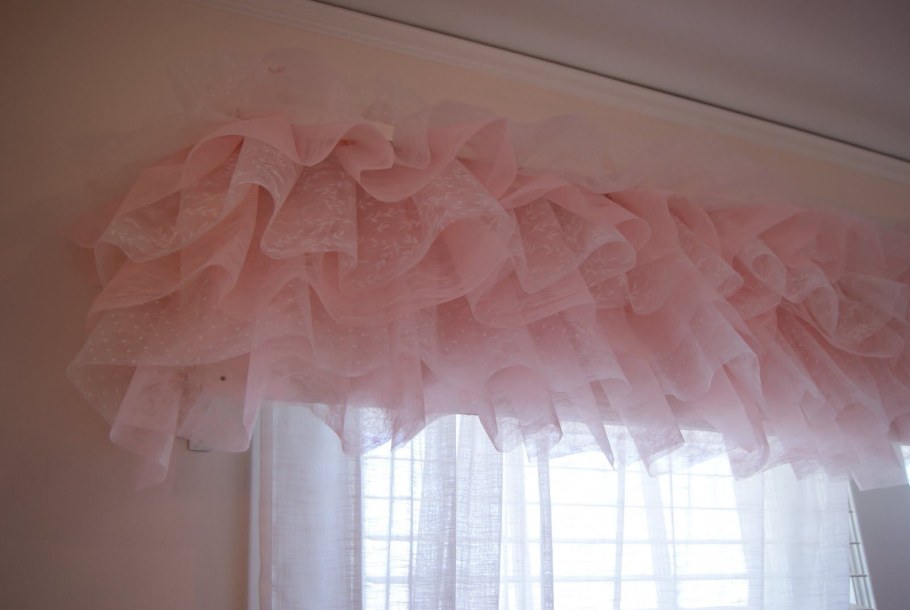 Тюль с оборкой