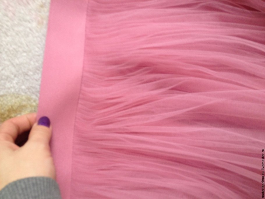 Юбка фатиновые цветы