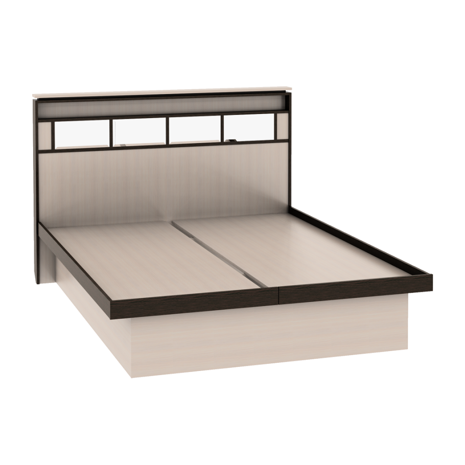 Кровать "Токио" sn13 с зеркалами SN13.01 (13.01А)