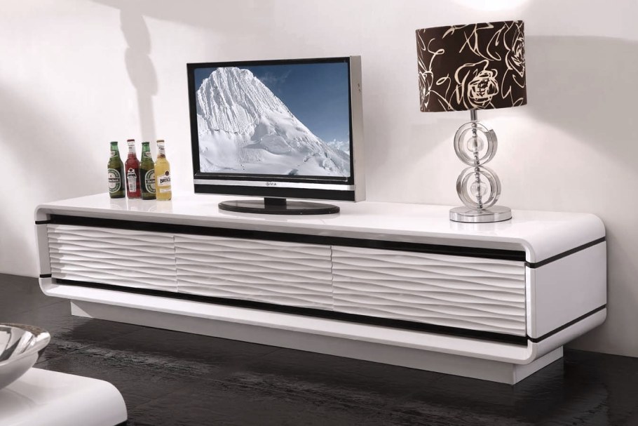 Тумба под ТВ 3d-modo белая