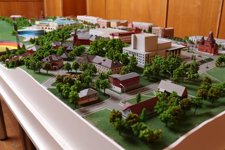 Макет города