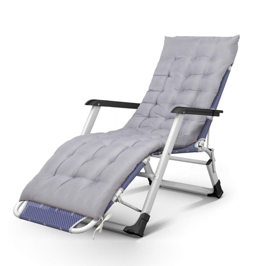 Шезлонг складной с матрасом