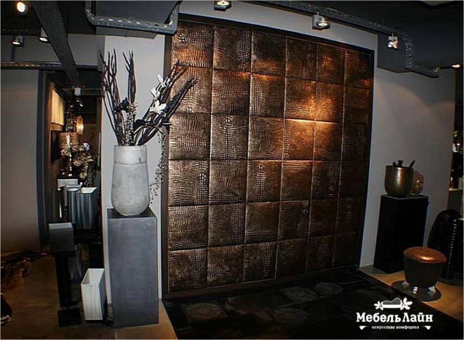 Крокодиловая кожа в интерьере