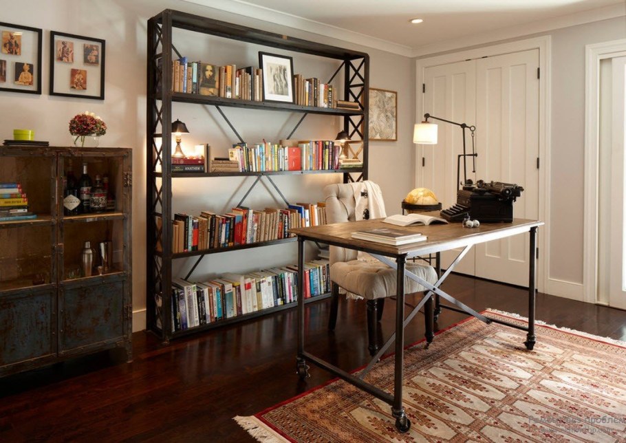 Этажерка в интерьере