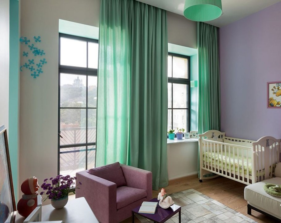 Сочетание цветов в интерьере детской