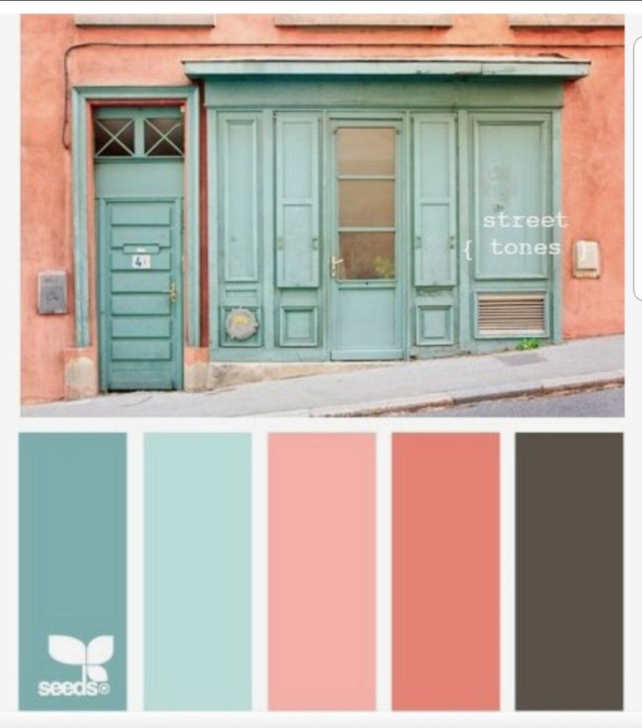 Цветовые сочетания с мятным