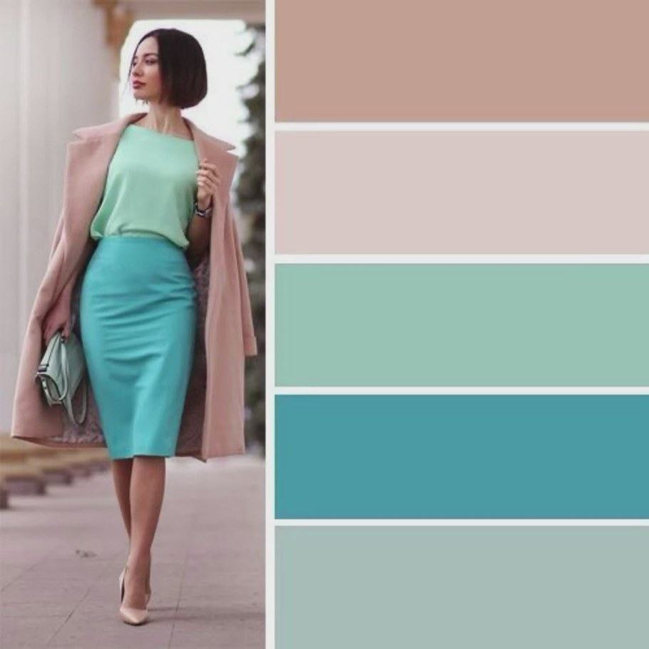 Цветовые сочетания в одежде