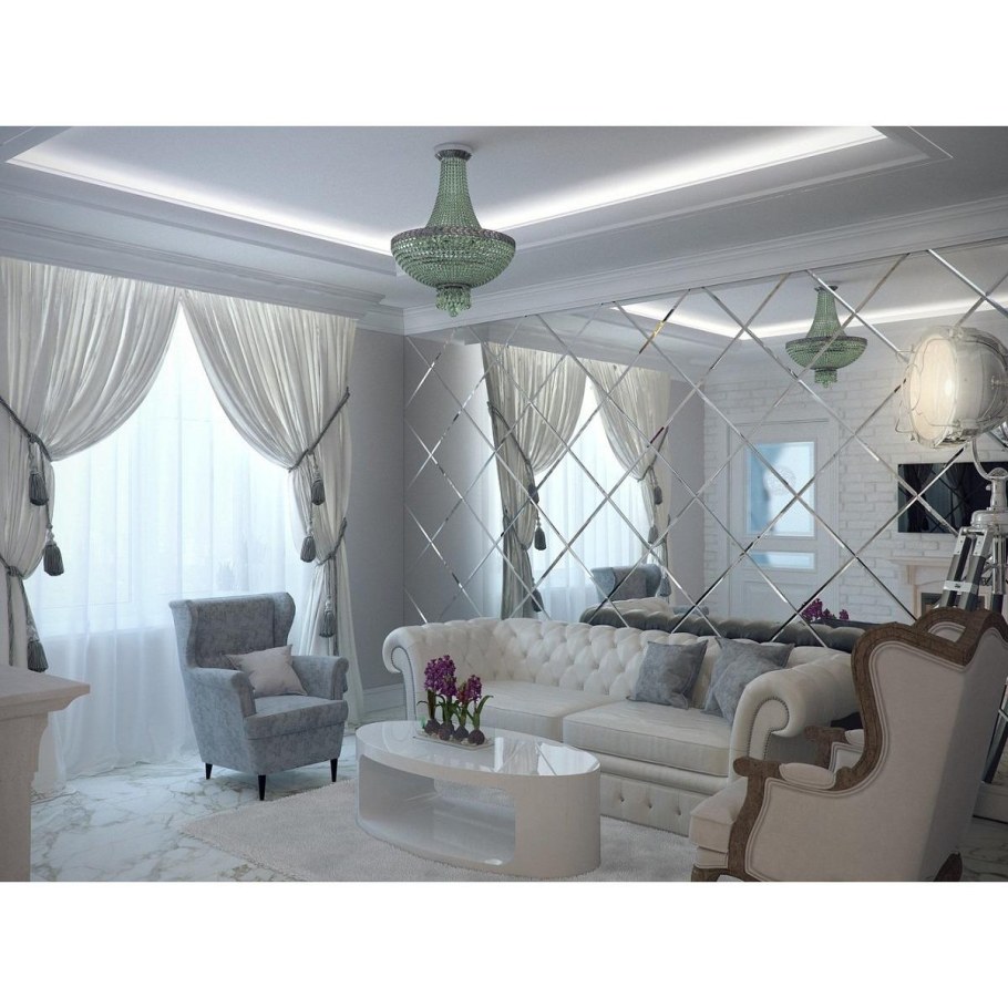 Плитка зеркальная Ika с фацетом