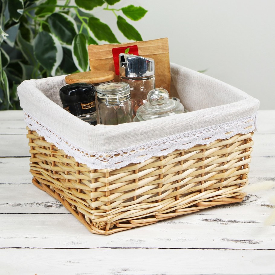 Плетеные корзинки в интерьере