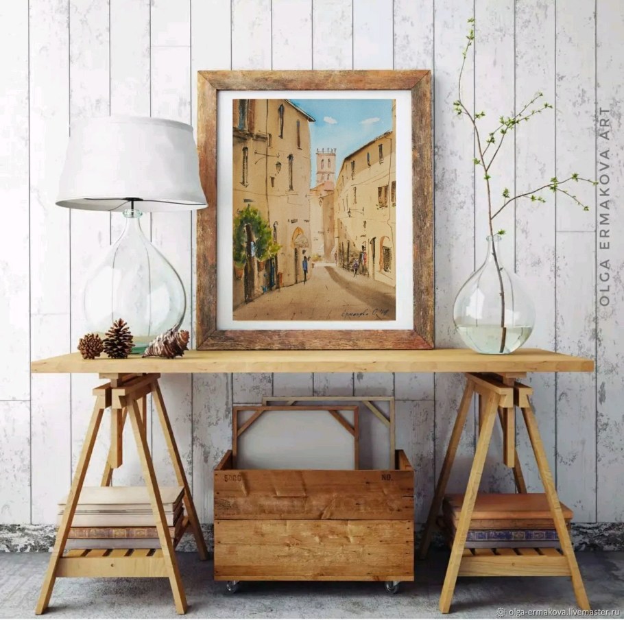 Мольберт в интерьере