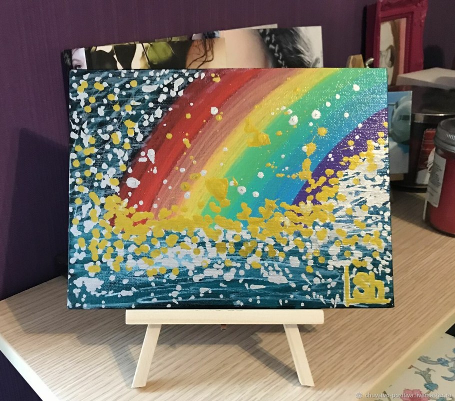 Картины на мини мольбертах