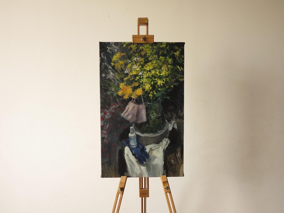 Мольберт с холстом