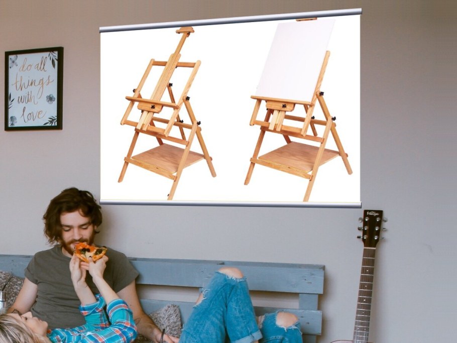 Мольберт с холстом