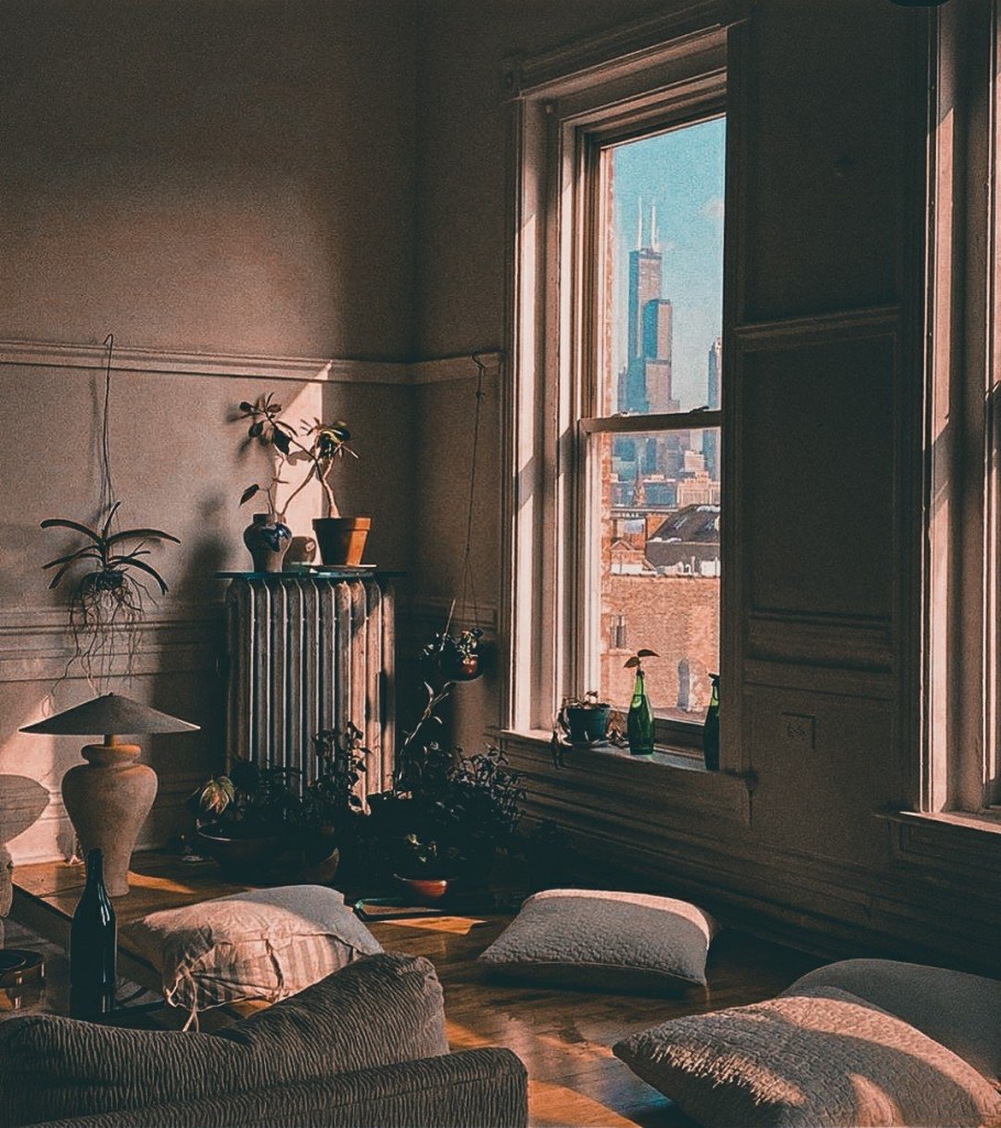 Комната в стиле ретро