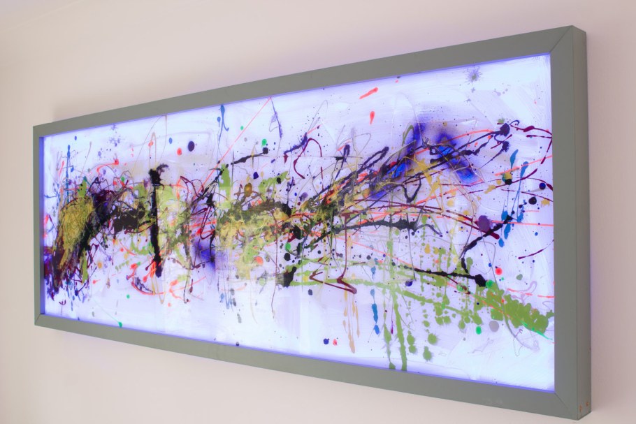 Панно из стекла