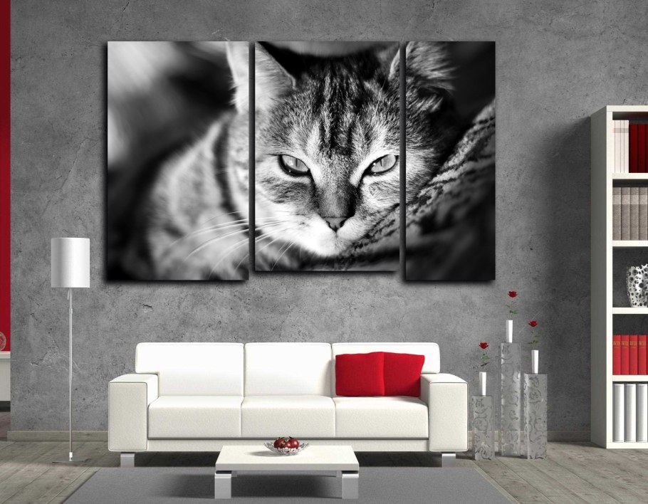 Картины на стене в интерьере