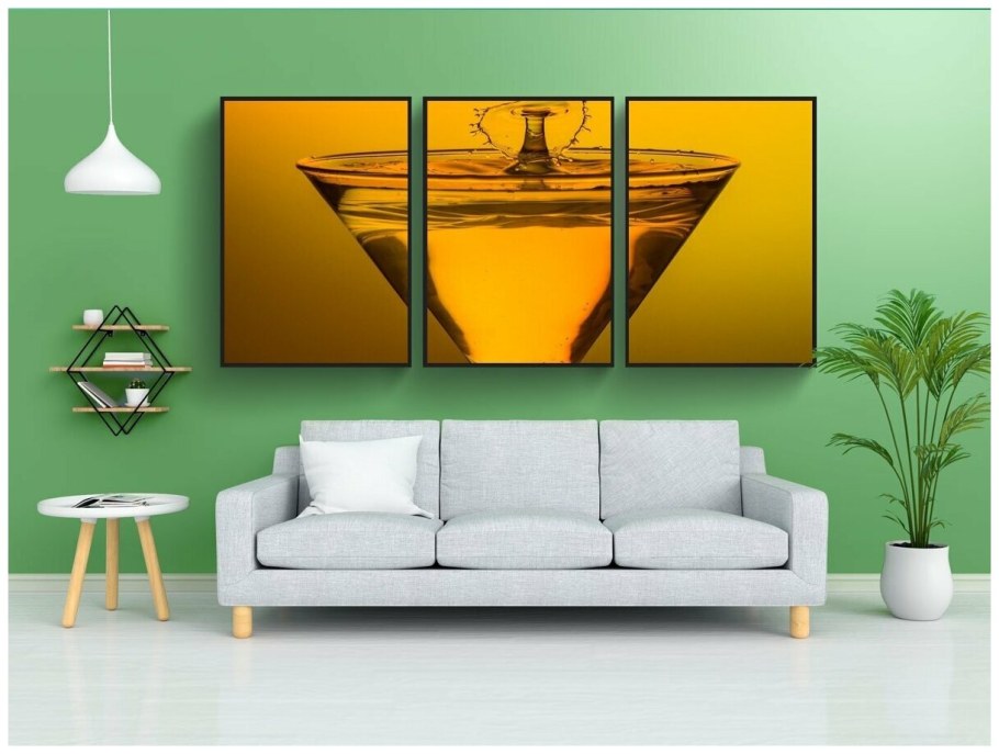 Обои под картины на стекле