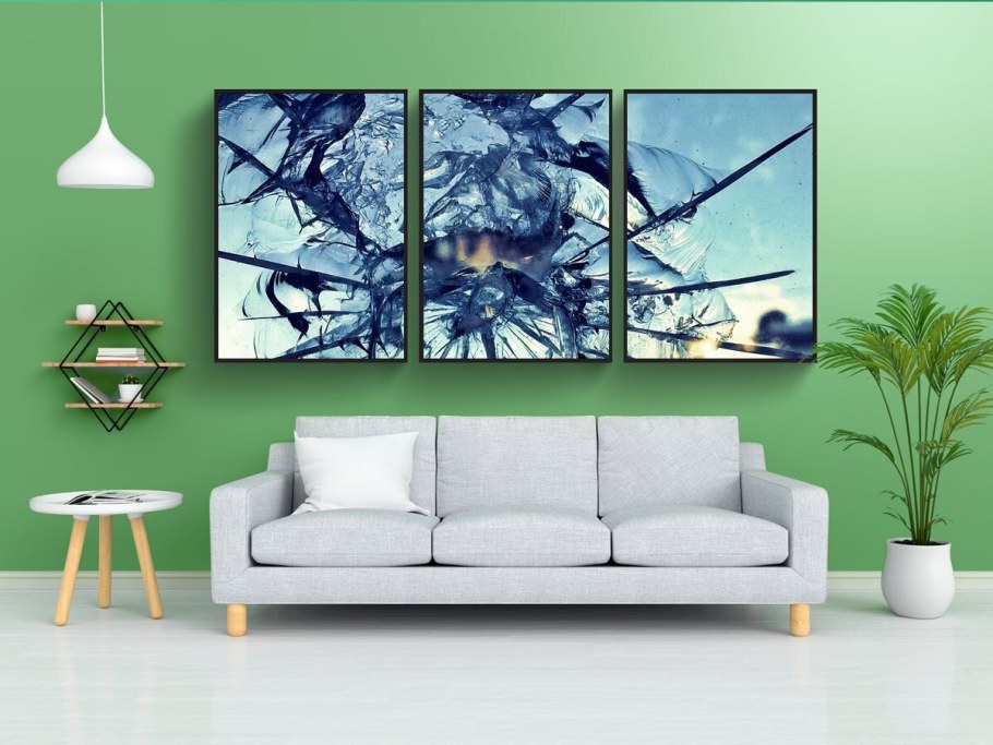 Постеры на стекле для интерьера