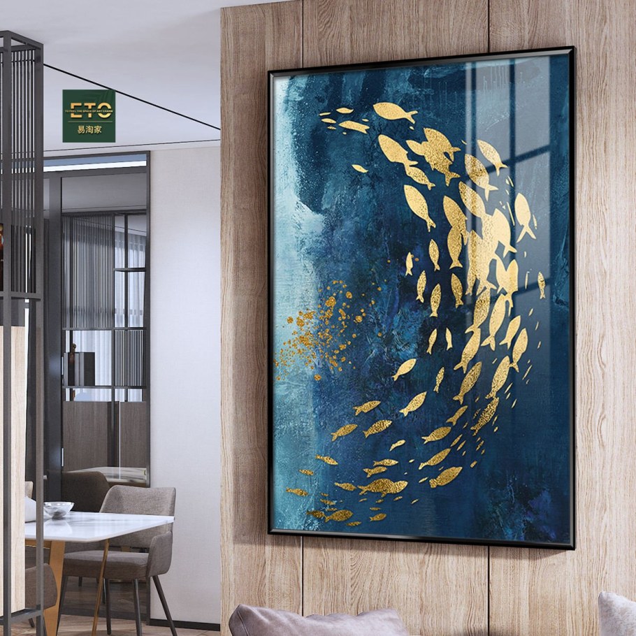 Стеклянное панно на стену