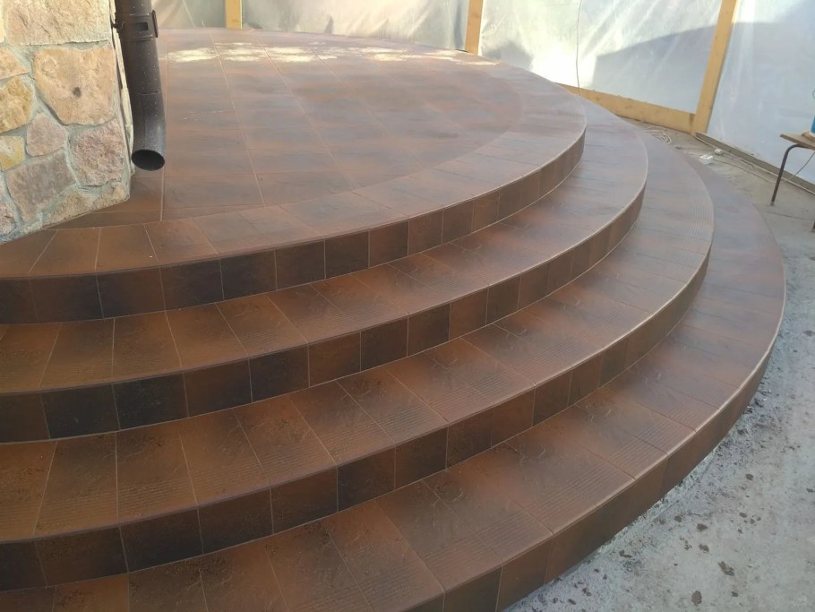 Круглые ступеньки