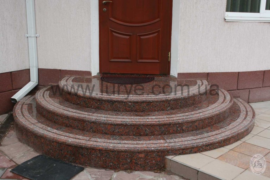 Круглое крыльцо 3 ступени