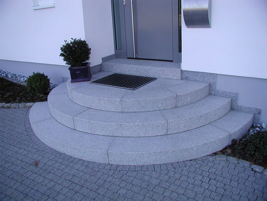 Полукруглые ступени для крыльца