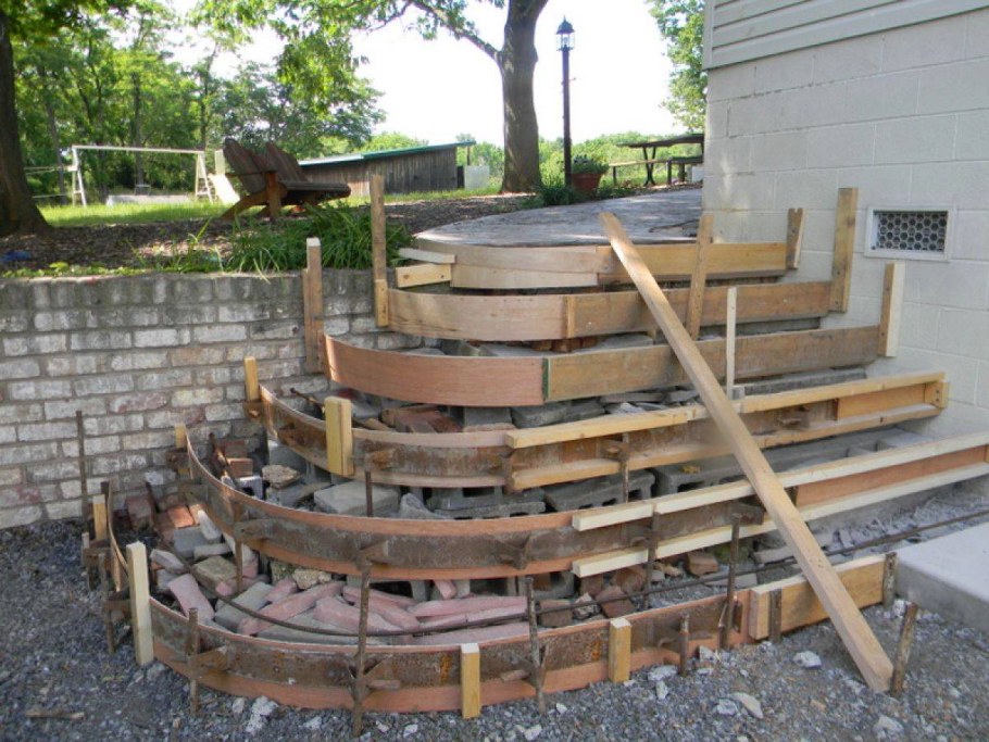 Ступеньки для крыльца из бетона