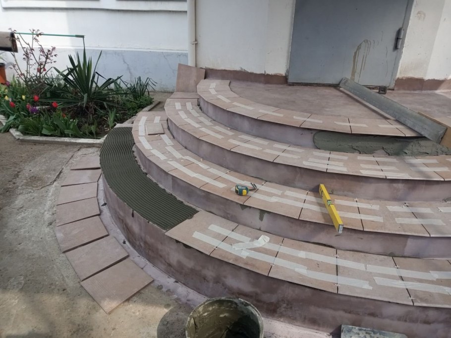 Круглые ступеньки