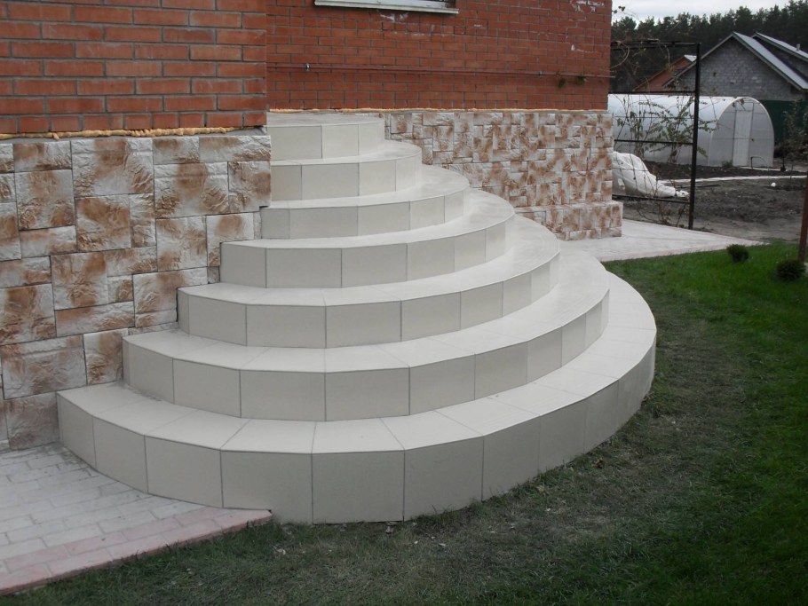 Круглые ступеньки