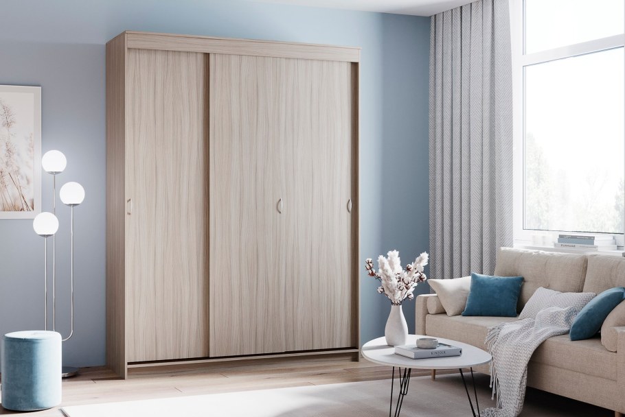 Шкаф купе ясень шимо светлый