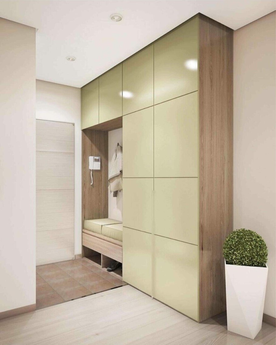 Стильный встроенный шкаф