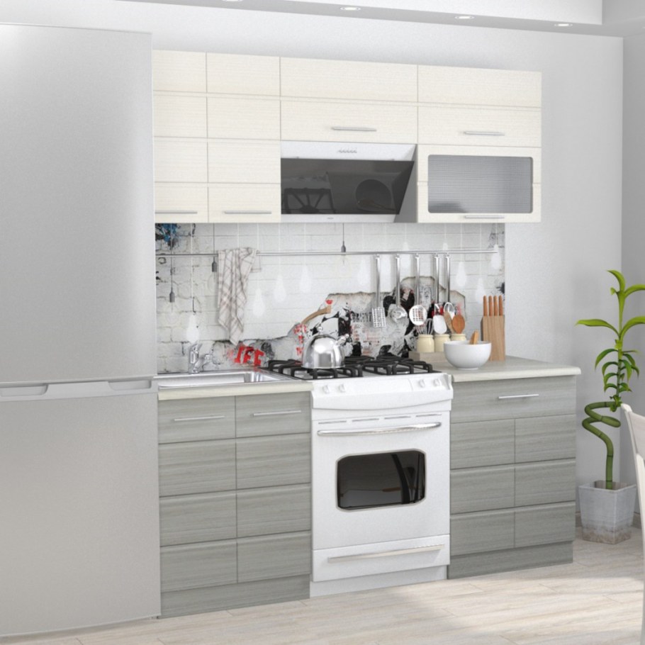 Кухня Юлия модульная Сандал белый