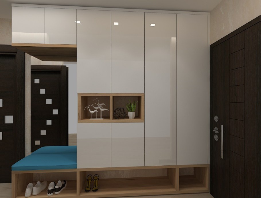 Стильный шкаф в коридор