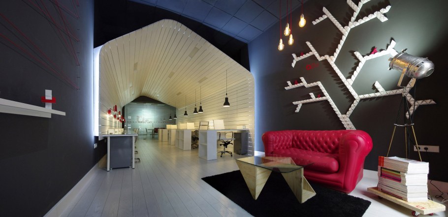 Необычный интерьер