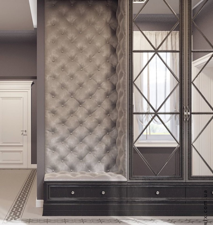 Прихожая Нео классика с каретной стяжкой