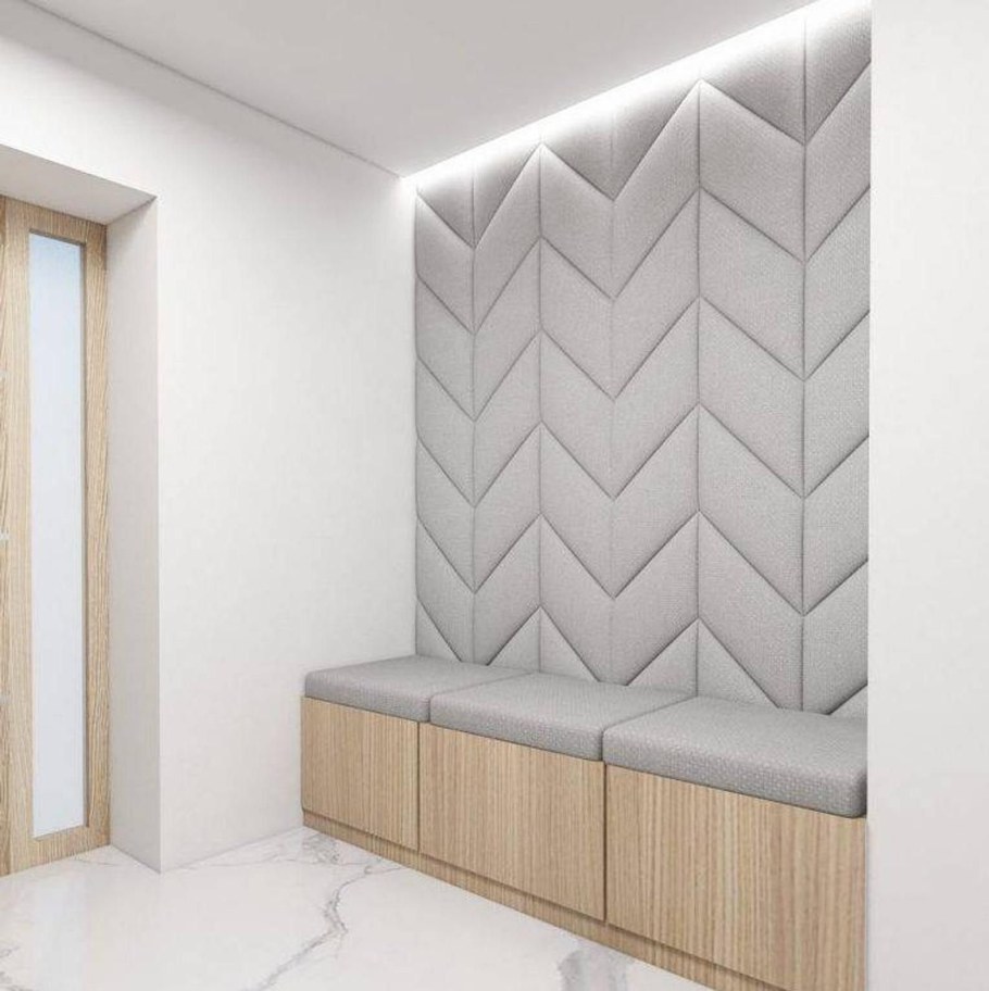 Прихожая с мягкой панелью