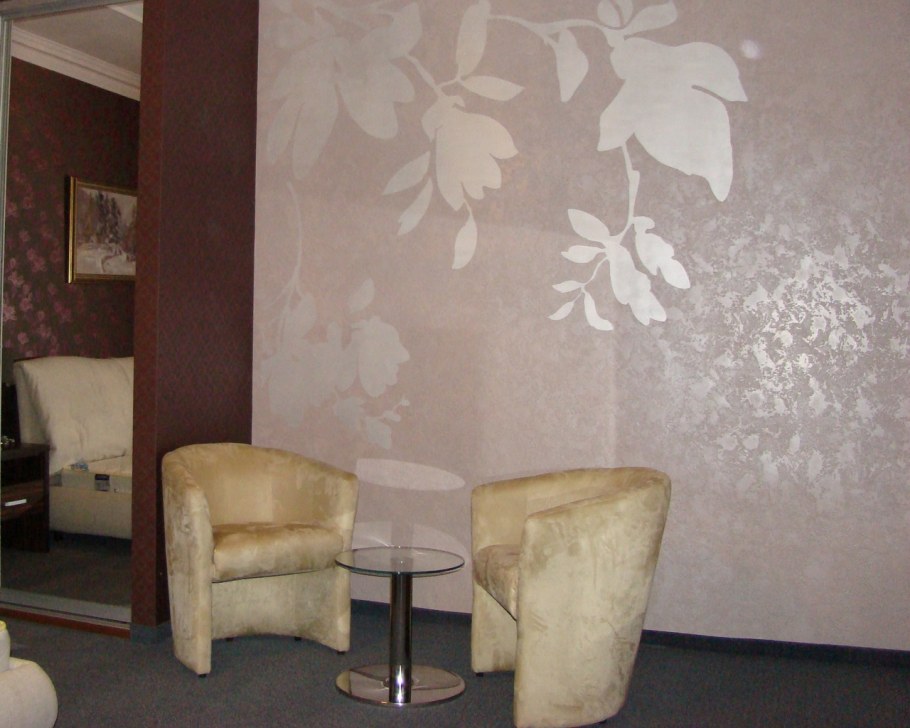 Декоративная штукатурка в зал