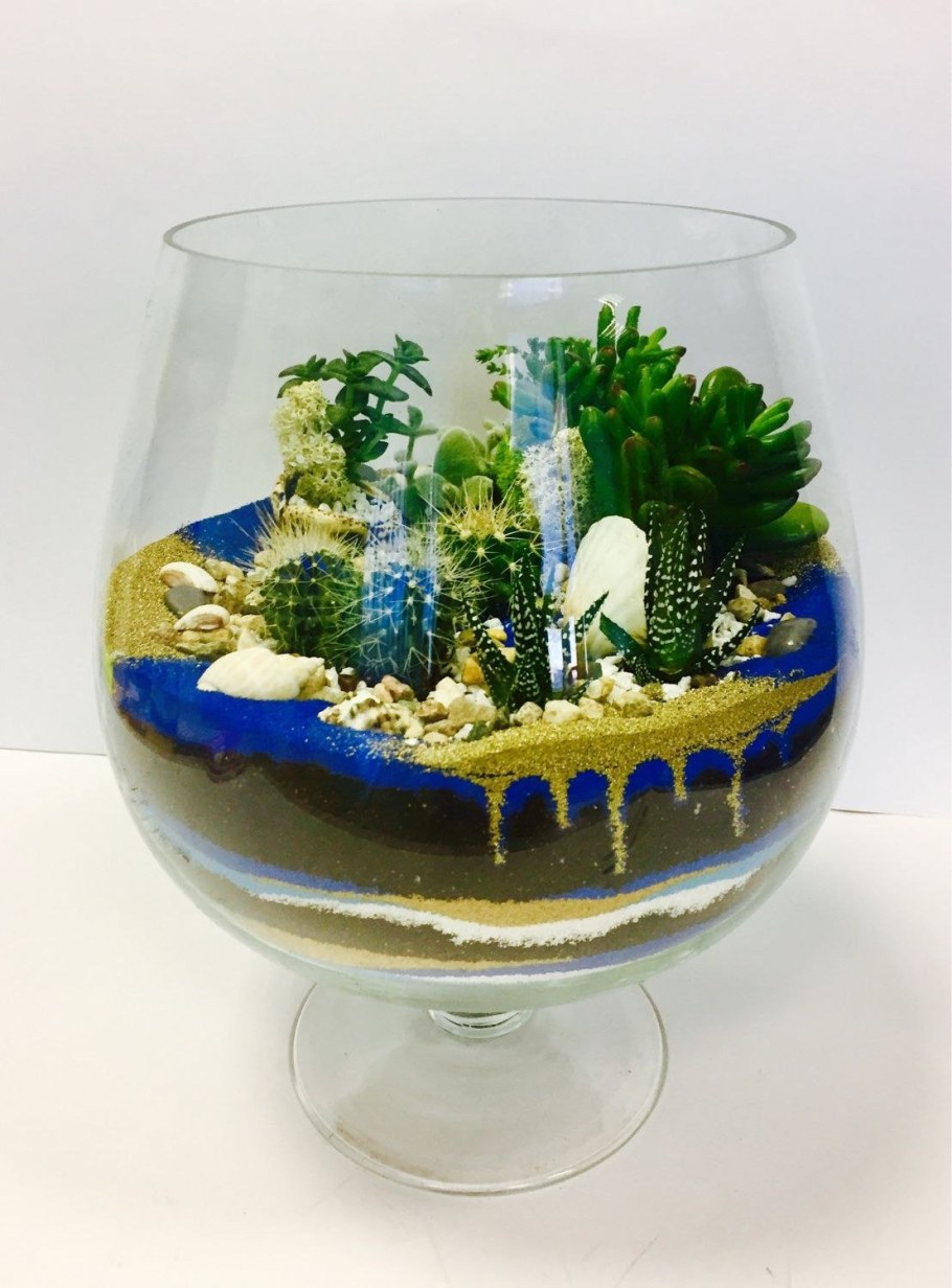 Флорариум морская тема