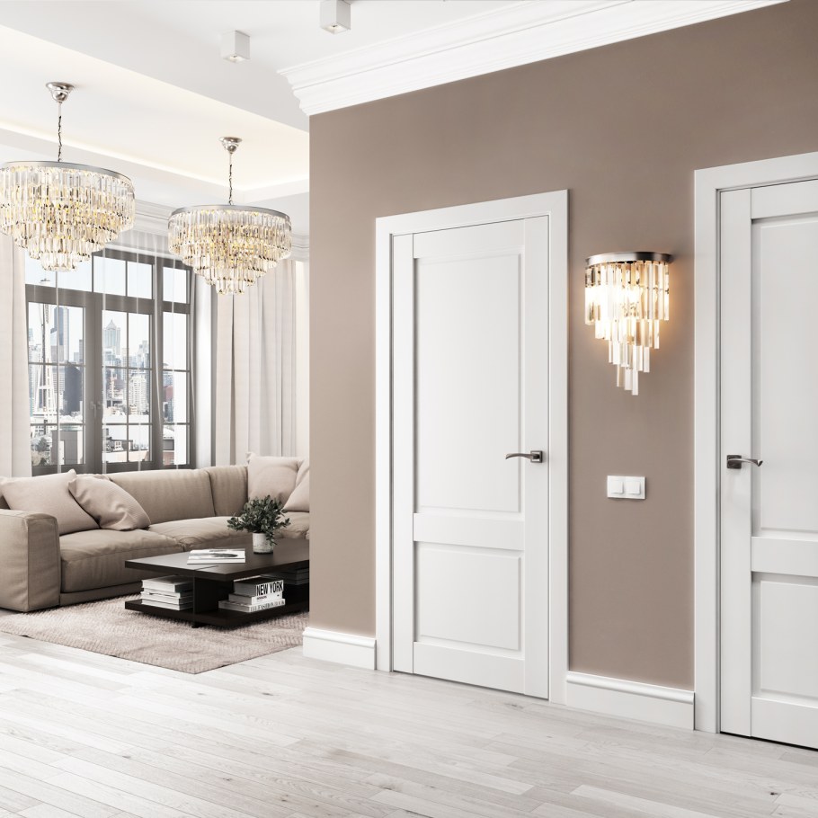 Двустворчатые двери Волховец