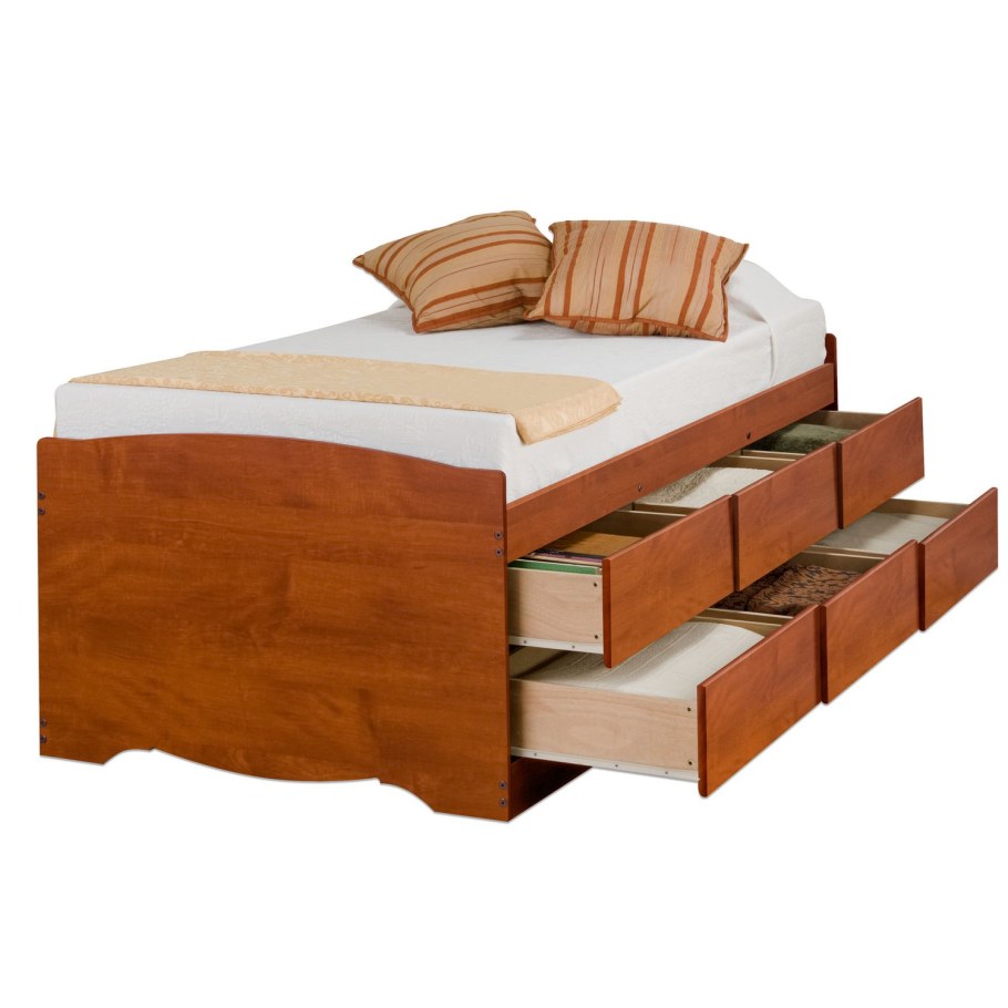 Кровати с выдвижными ящиками для белья