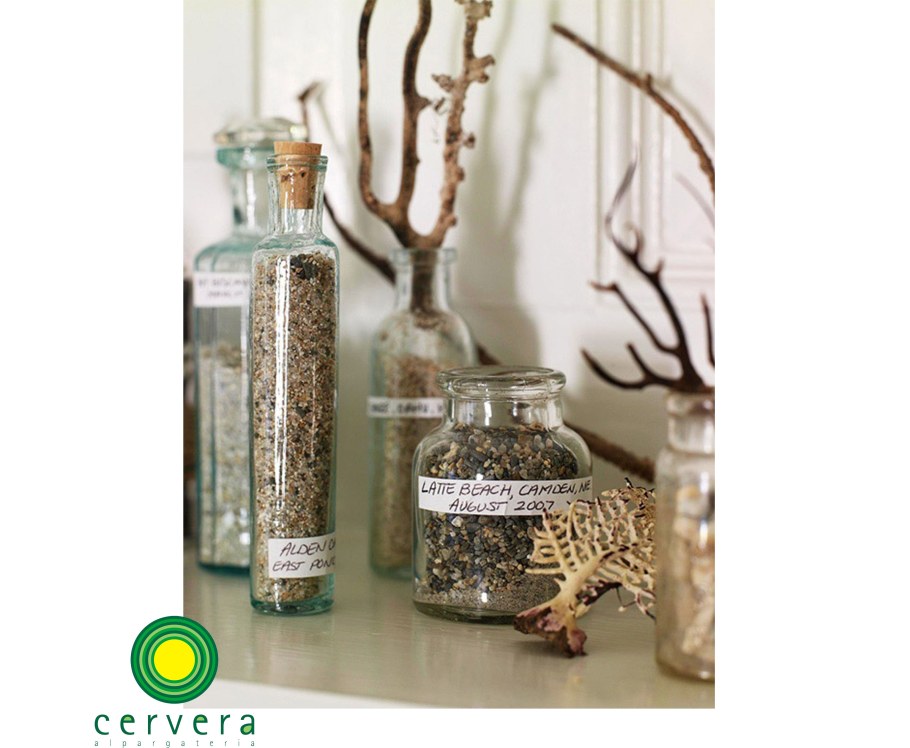 Стеклянные бутылки в интерьере