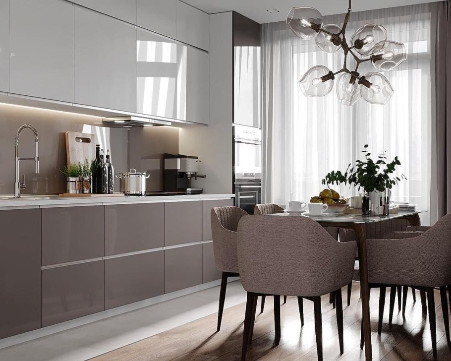 Красивые стильные кухни